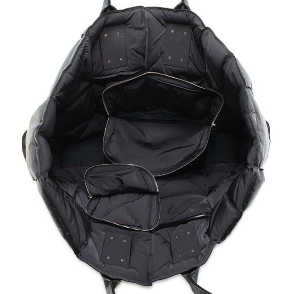 Bottega Veneta Intrecciato Maxi Squash Tote Bag Black - Picture 5 of 10